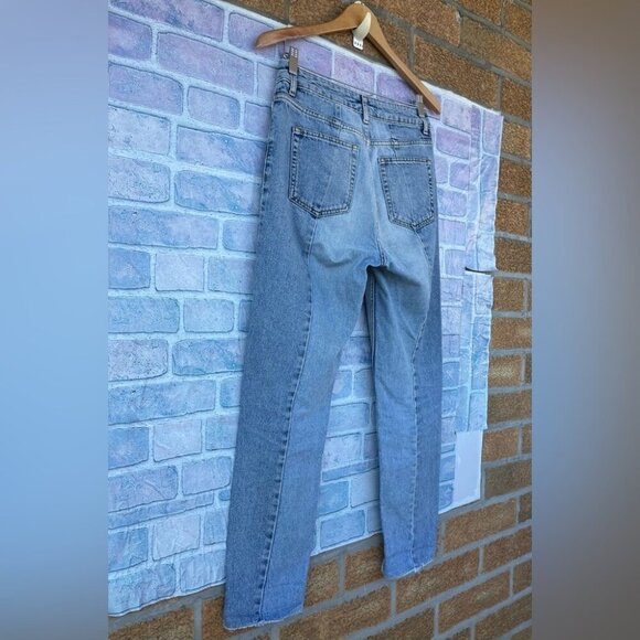 SANDRO MIREN STEPPED HEM STRAIGHT JEANS EU36/27 - Picture 15 of 15